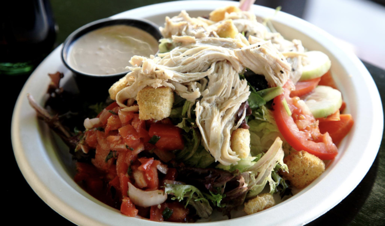 Plancha’s Flavorful Fresh Salads feature homemade dressings, as well as expertly seasoned and prepared condiments.